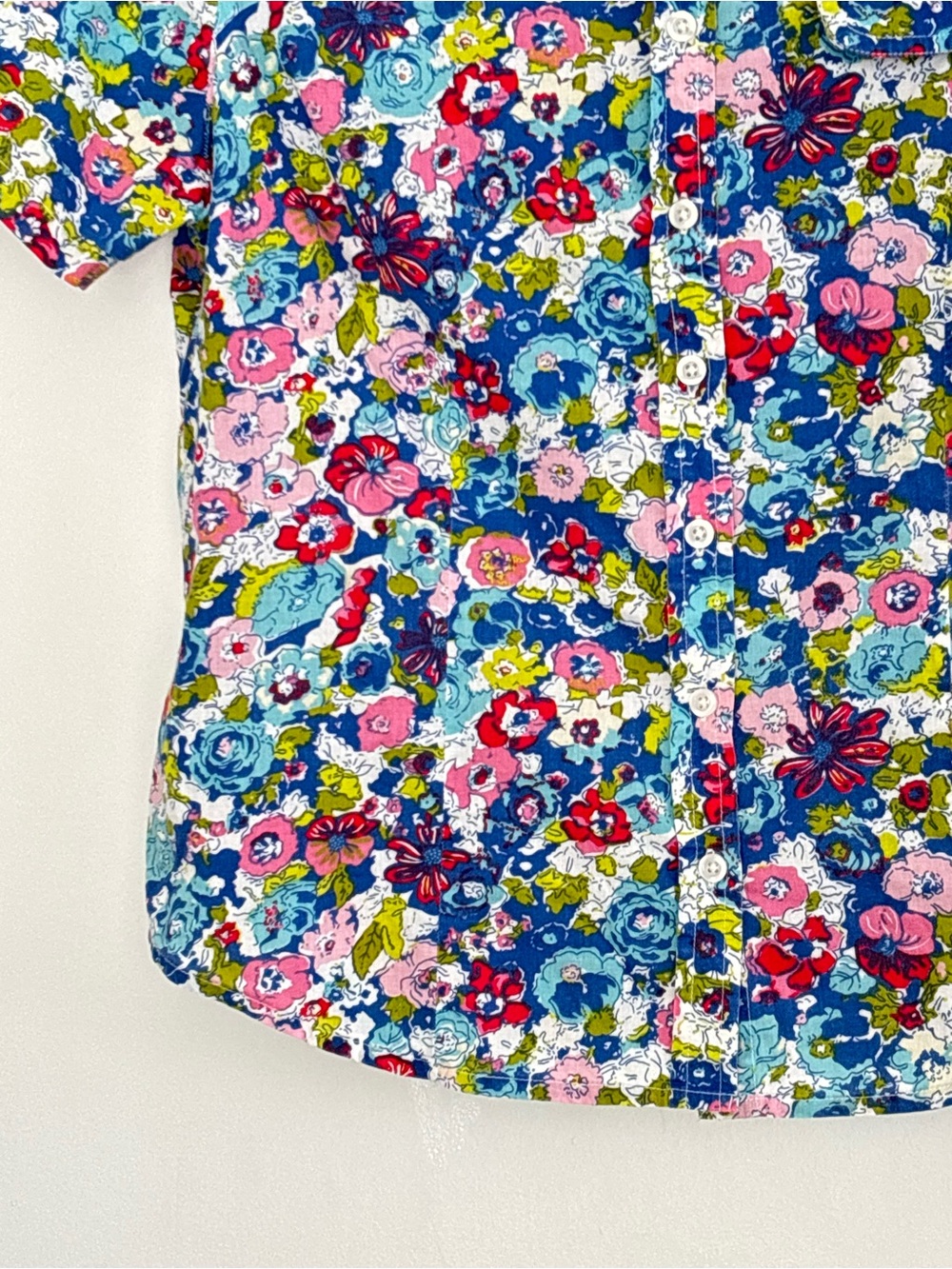 Orvis Classic Floral Women Button Shirt Size Medium Casual Classic A33 - Picture 5 of 12